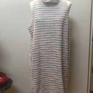 𝅺AKEMI + kin striped‎ tank knit dress size large